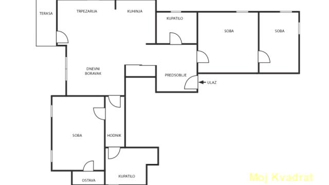 Stan, četvorosoban, Prodaja, 102m2, Darvinova pošta, Voždovac, Kumodraška