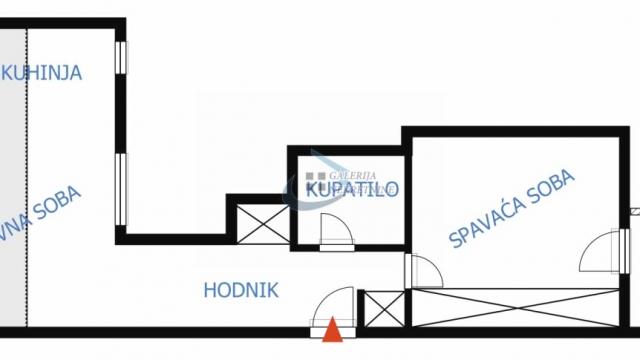 Stan, Dvoiposoban, Prodaja, 45m2, Krunska, Vračar, Kumanovska