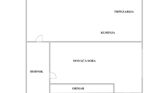 Stan, Dvosoban, Prodaja, 44m2, Gornji grad, Zemun, Ugrinovačka