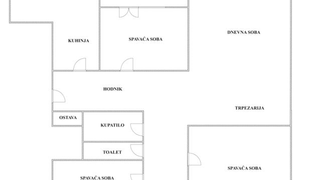 Stan, Troiposoban, Prodaja, 73m2, Blok 34 (Carina - Studentski grad), Novi Beograd, Bulevar Zorana Đinđića