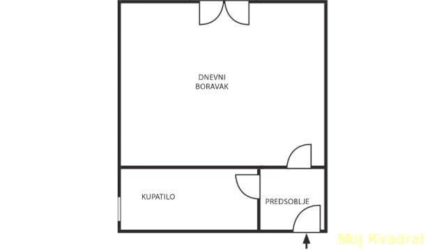 Stan, Jednosoban, Prodaja, 33m2, Autokomanda, Voždovac, Bulevar oslobođenja