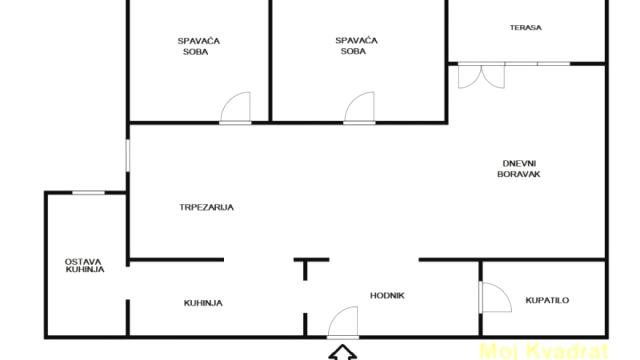 Stan, Dvoiposoban, Prodaja, 65m2, Cerak vinogradi, Čukarica, Jasenova