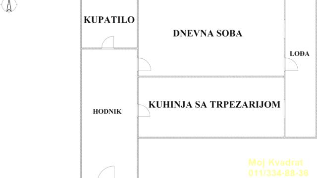 Stan, Jednosoban, Prodaja, 43m2, Karaburma, Palilula, Salvadora Aljendea