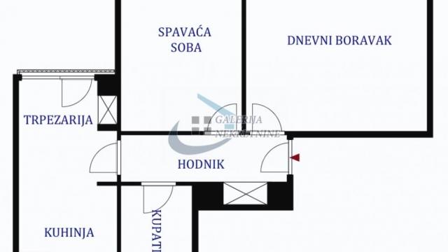 Stan, Dvosoban, Prodaja, 57m2, Šumice, Voždovac, Ustanička