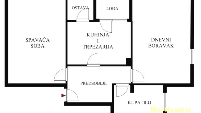 Stan, Dvosoban, Prodaja, 59m2, Novi Železnik, Čukarica, Darinke Radović