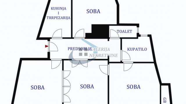 Stan, četvorosoban, Prodaja, 120m2, Andrićev venac, Stari grad, Andrićev venac