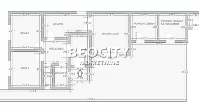 Kuća, Trosoban, Prodaja, 75m2, Batajnica, Zemun, Mladih gorana