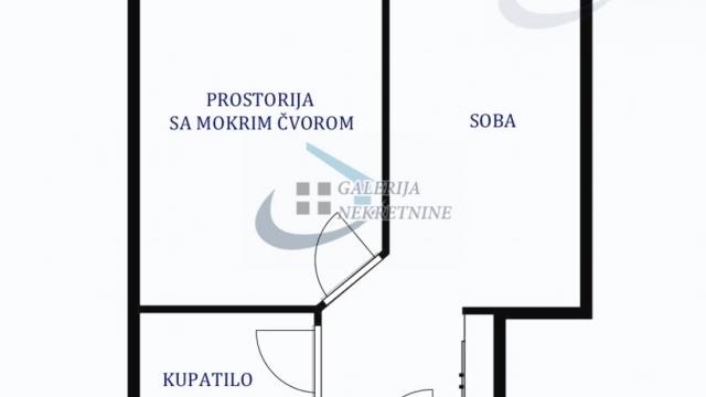 Stan, Jednosoban, Prodaja, 24m2, Miljakovac, Rakovica, Borska