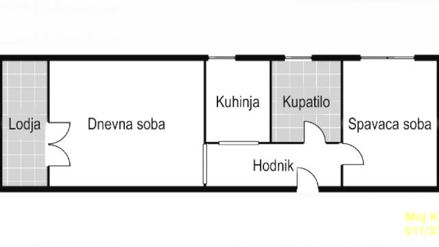 Stan, Dvosoban, Prodaja, 38m2, Olimp, Zvezdara, Budmanijeva