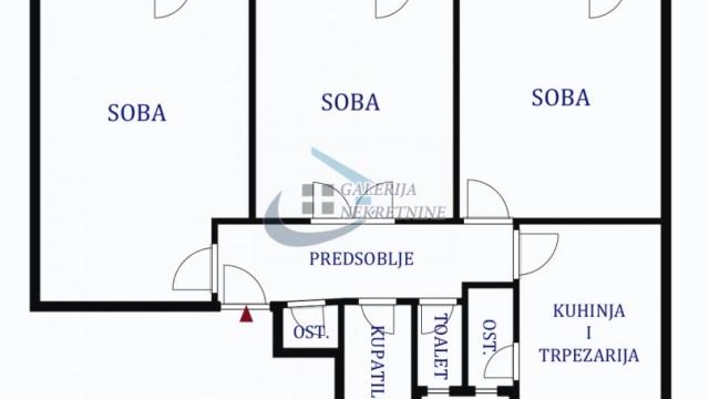 Stan, Trosoban, Prodaja, 98m2, Palilulska pijaca, Palilula, Stanoja Glavaša