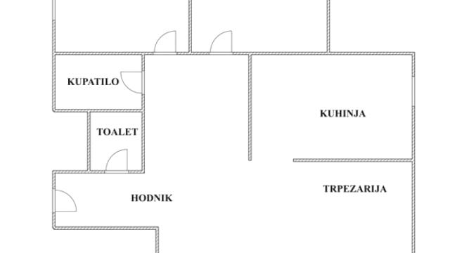 Stan, Trosoban, Prodaja, 74m2, Blok 70 (kineski tržni centar), Novi Beograd, Jurija Gagarina