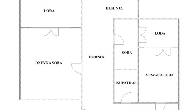 Stan, Dvoiposoban, Prodaja, 58m2, Labudovo brdo, Rakovica, Sretena Mladenovića Mike