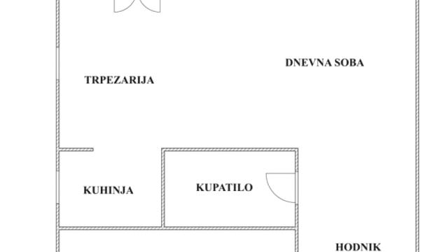Stan, Dvosoban, Prodaja, 44m2, Kneževac, Rakovica, 17. oktobra