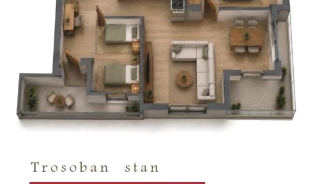 Stan, Trosoban, Prodaja, 63m2, Cvetkova pijaca, Zvezdara, Beograd