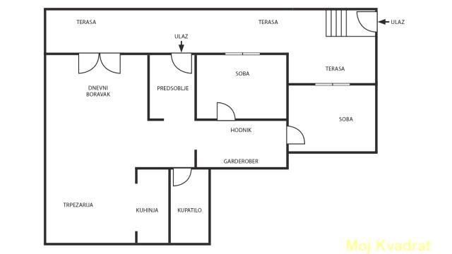 Stan, Trosoban, Prodaja, 80m2, Dedinje, Savski venac, Mihaila Avramovića