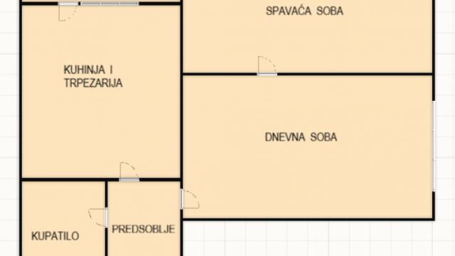 Stan, Dvosoban, Prodaja, 55m2, Karaburma, Palilula, Pera Ćetkovića