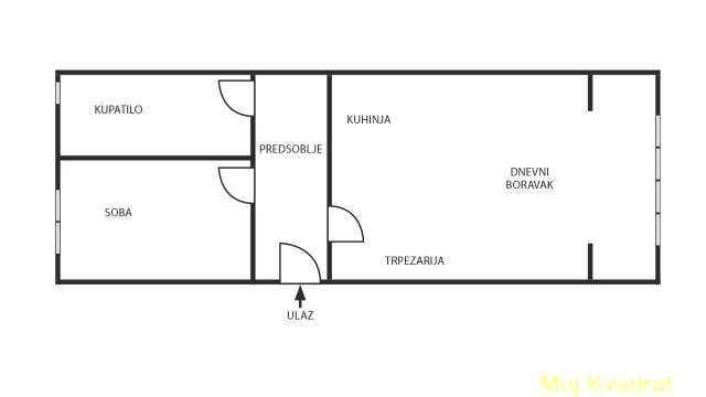 Stan, Dvosoban, Prodaja, 46m2, Hala Pionir, Palilula, Mitropolita Petra