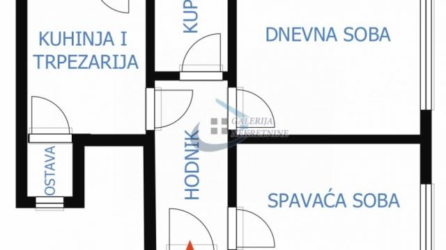 Stan, Dvosoban, Prodaja, 60m2, Krunska, Vračar, Koče Kapetana