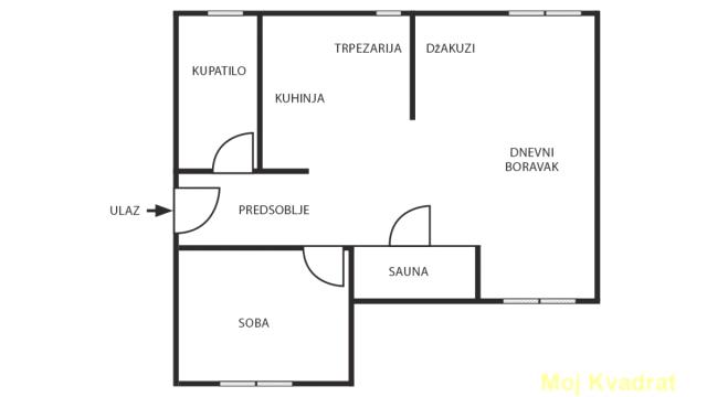 Stan, Dvosoban, Prodaja, 44m2, Mirijevo, Zvezdara, Beograd