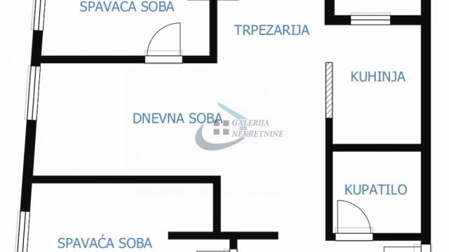 Stan, Trosoban, Prodaja, 65m2, Kluz, Zvezdara, Ruđera Boškovića