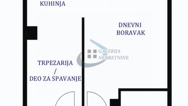 Stan, Jednosoban, Prodaja, 29m2, Banovo brdo, Čukarica, Nedeljka Čabrinovića