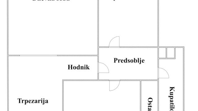 Stan, Dvosoban, Prodaja, 60m2, Fontana, Novi Beograd, Omladinskih brigada