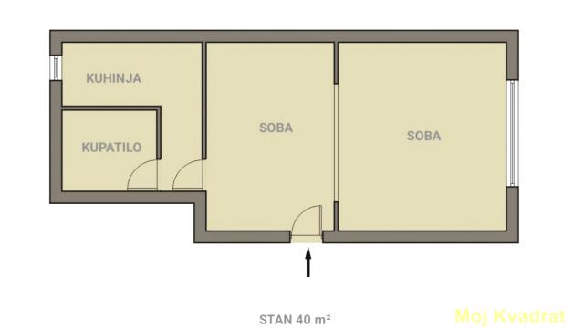 Stan, Petosoban, Prodaja, 88m2, Botanička bašta, Palilula, Bulevar despota Stefana