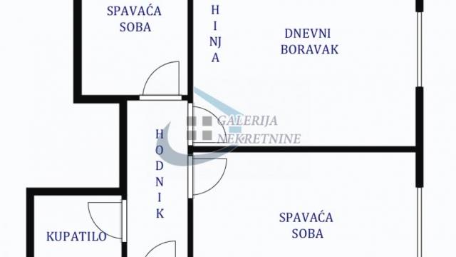 Stan, Dvoiposoban, Prodaja, 43m2, Banovo brdo, Čukarica, Žarka Vukovića Pucara