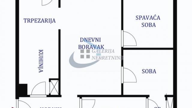 Stan, Dvoiposoban, Prodaja, 53m2, Miljakovac, Rakovica, Stanka Paunovića Veljka