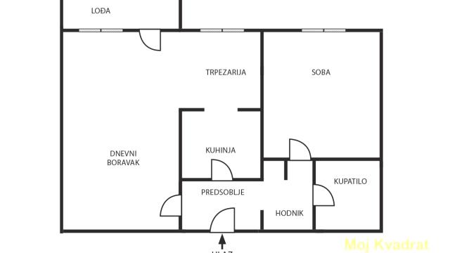Stan, Dvosoban, Prodaja, 60m2, Blok 67 (Belvil), Novi Beograd, Bulevar Crvene armije