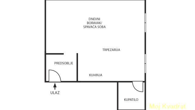 Stan, Jednosoban, Prodaja, 27m2, Dorćol, Stari grad, Beograd