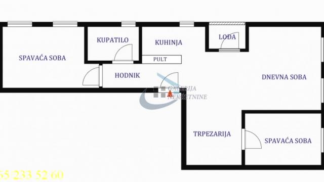 Stan, Trosoban, Prodaja, 62m2, Voždovačka crkva, Voždovac, Gostivarska