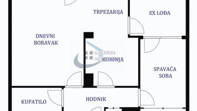 Stan, Jednoiposoban, Prodaja, 50m2, Blok 23, Novi Beograd, Milutina Milankovića
