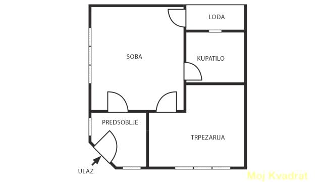 Stan, Jednosoban, Prodaja, 30m2, Lion, Zvezdara, Gvozdićeva