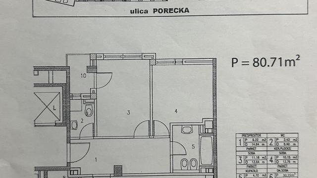 Stan, četvorosoban, Prodaja, 81m2, Botanička bašta, Palilula, Porecka