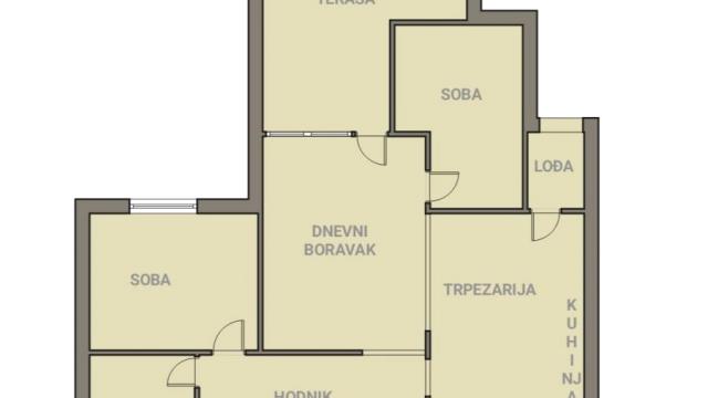 Stan, Dvoiposoban, Prodaja, 67m2, Cerak vinogradi, Čukarica, Lipa