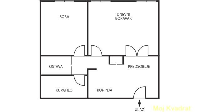 Stan, Dvosoban, Prodaja, 42m2, Centar, Savski venac, Kraljice Natalije