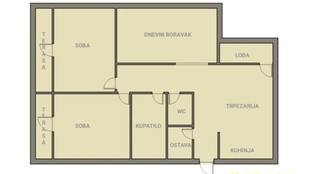 Stan, Trosoban, Prodaja, 80m2, Dorćol, Stari grad, Gospodar Jovanova